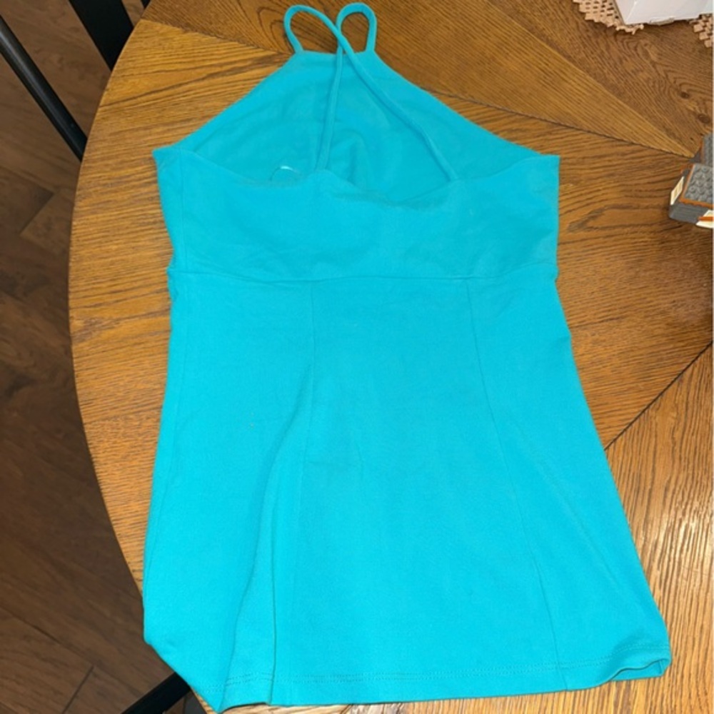 Susan Monaco Turquoise Halter Top Size S